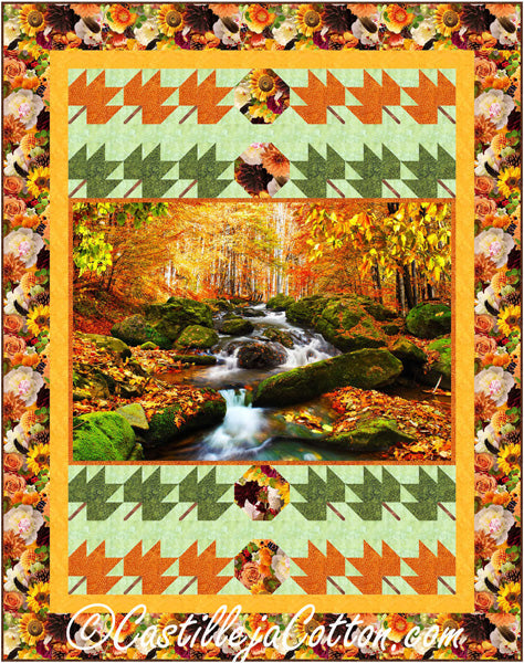 Autumn Stream Quilt Pattern CJC-54151 - Paper Pattern