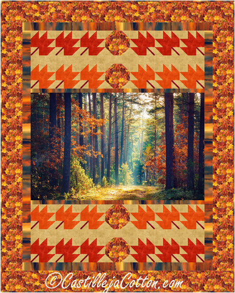 Autumn Stroll Quilt CJC-54153e - Downloadable Pattern