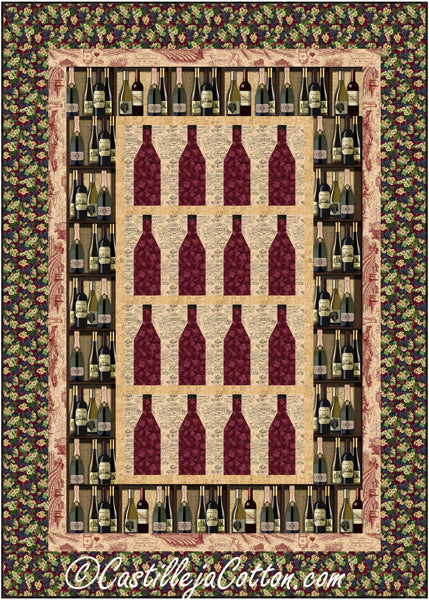 Wine Vault Quilt CJC-54171e - Downloadable Pattern