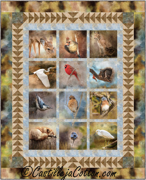 Nesting Animals Quilt CJC-54211e - Downloadable Pattern