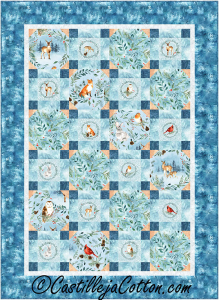 Winter Animals Quilt Pattern CJC-54221 - Paper Pattern