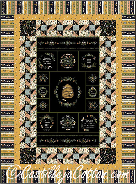 Bee Kind Lap Quilt Pattern CJC-54293 - Paper Pattern