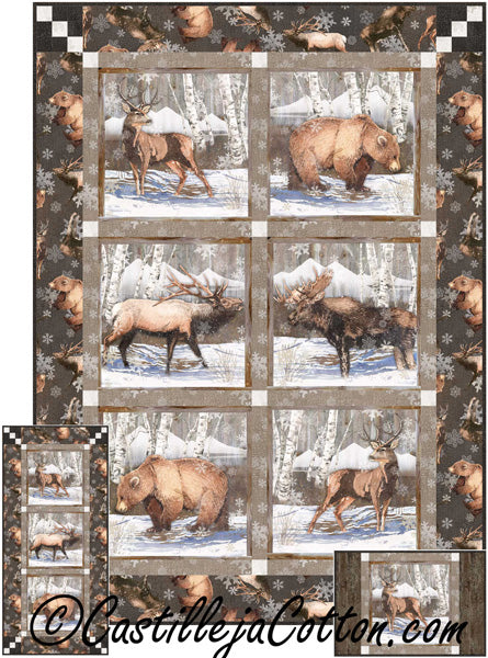 North Ridge Animals Quilt CJC-54330e - Downloadable Pattern
