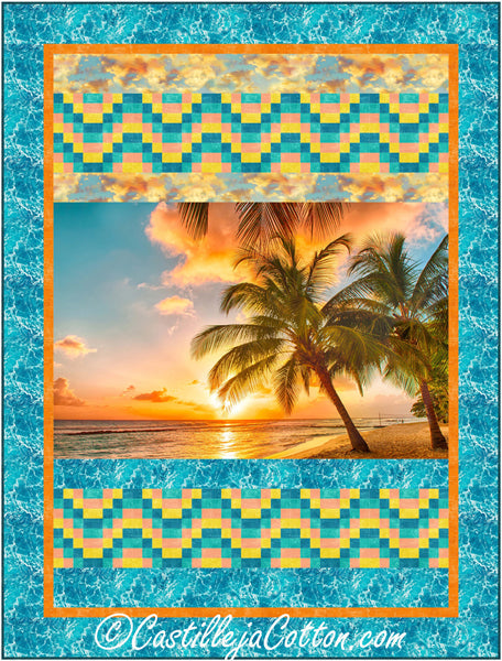 Island Paradise Quilt CJC-54402e - Downloadable Pattern