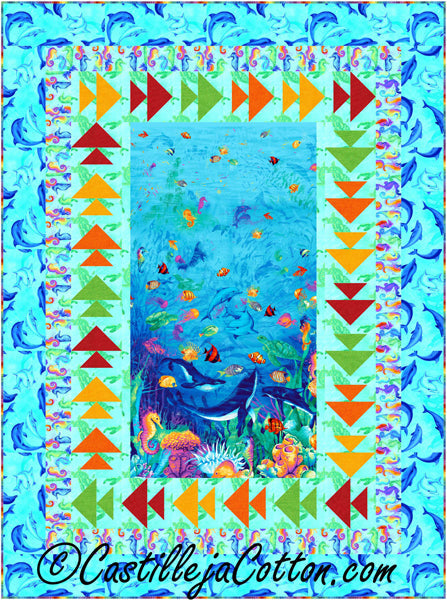 Sea Life Medley Quilt Pattern CJC-54461 - Paper Pattern