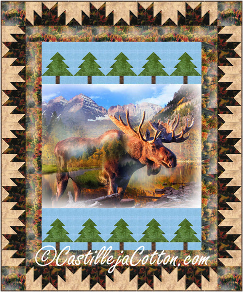 Autumn Moose Quilt Pattern CJC-54501 - Paper Pattern