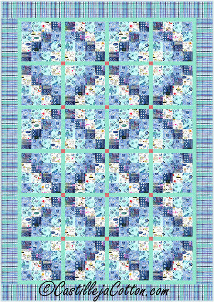 Four by Four Diamonds Quilt CJC-54661e - Downloadable Pattern