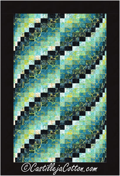 Rainbow Waves Quilt Pattern CJC-54683 - Paper Pattern