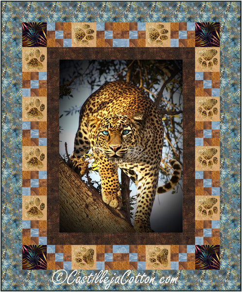 Leopard Quilt Pattern CJC-54801 - Paper Pattern