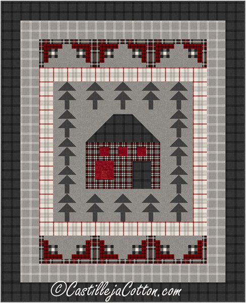 Cabin in the Woods Quilt Pattern CJC-54931 - Paper Pattern
