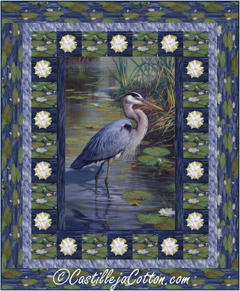 Blue Heron Quilt Pattern CJC-54941 - Paper Pattern