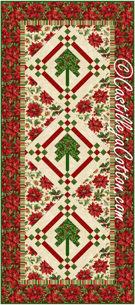 Christmas Tree Runner Pattern CJC-55043 - Paper Pattern
