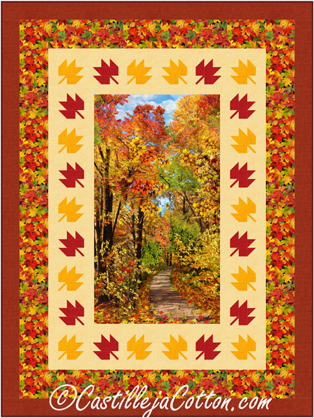 Autumn Path Quilt Pattern CJC-55251 - Paper Pattern