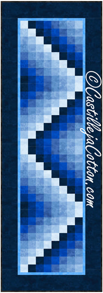 Wiggling Blocks Runner Quilt CJC-55431e - Downloadable Pattern