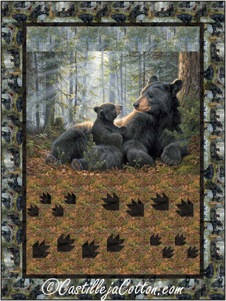 Mama Bear and Cub Quilt CJC-55461e - Downloadable Pattern