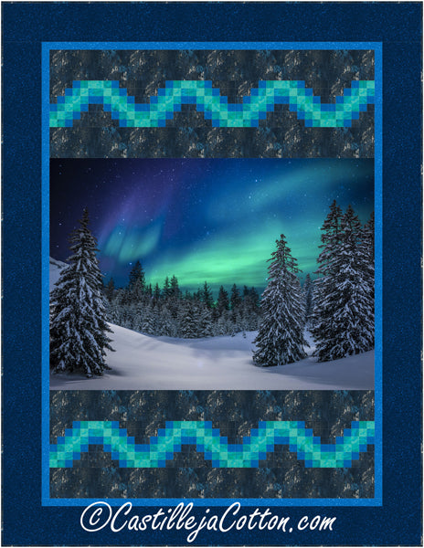 Aurora Lights Quilt Pattern CJC-55521 - Paper Pattern