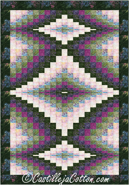 Three Gemstones Quilt Pattern CJC-55702 - Paper Pattern