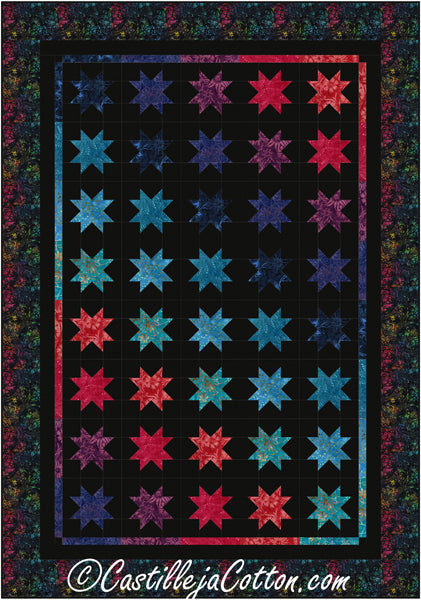 Star Studded Quilt Pattern CJC-55811 - Paper Pattern