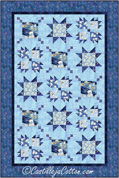 Arctic Bears and Bunnies Quilt Pattern CJC-56481 - Paper Pattern