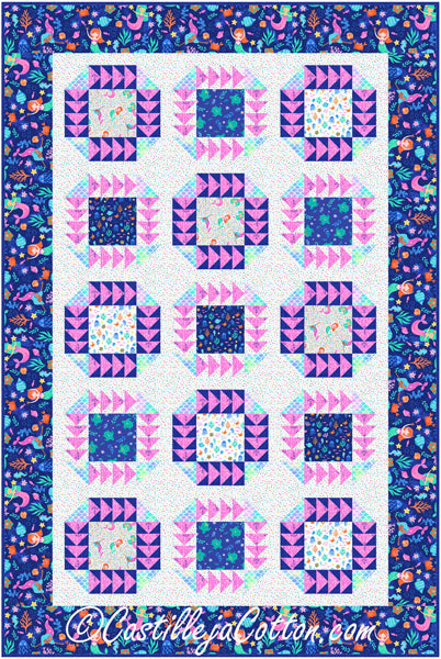 Mermaids and Sea Life Quilt CJC-56521e - Downloadable Pattern