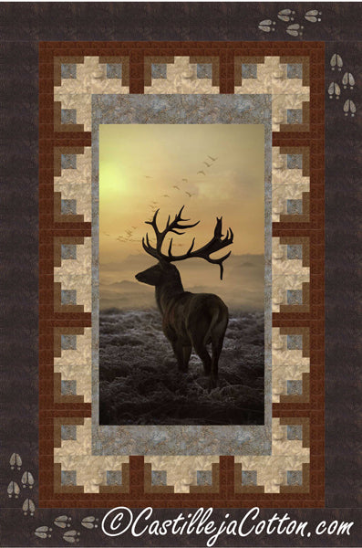 Sunset Elk Quilt CJC-56571e - Downloadable Pattern