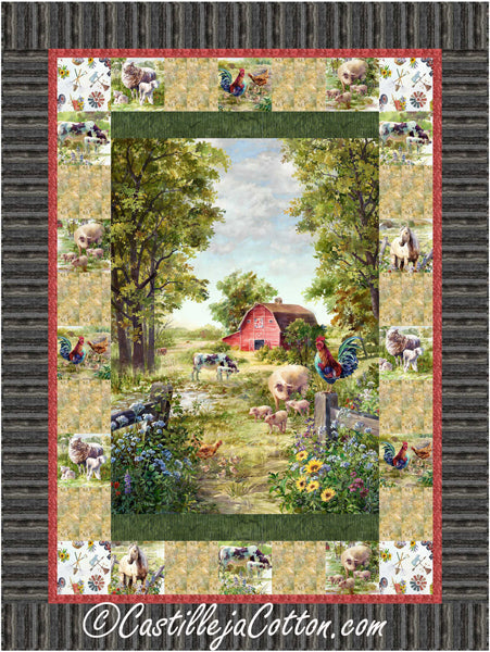 Farmyard Quilt CJC-56641e - Downloadable Pattern