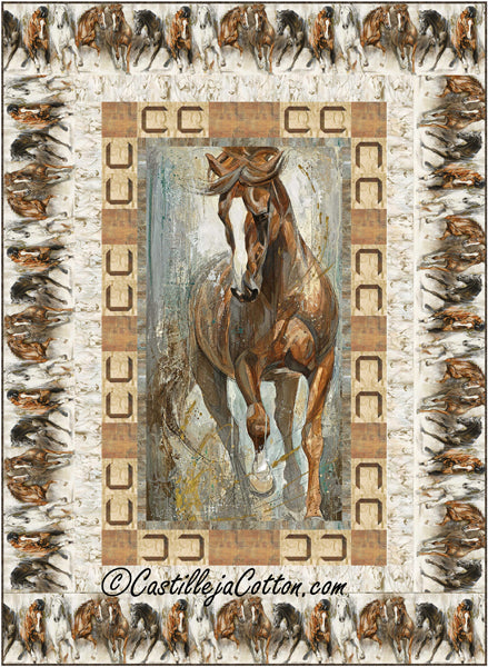 Horses and Horseshoes Quilt CJC-56791e - Downloadable Pattern