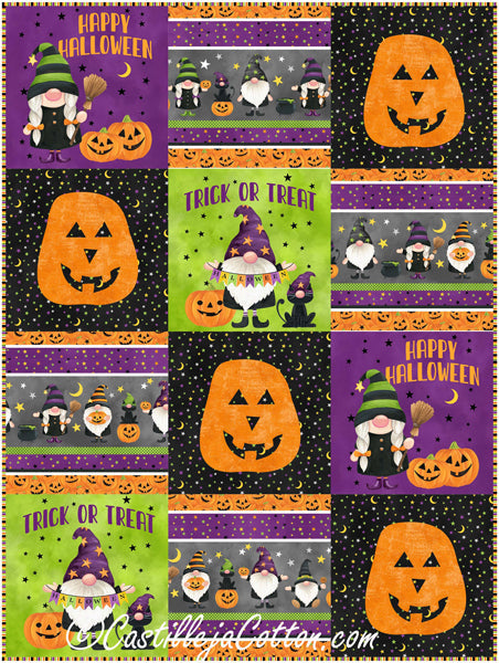 Gnomes Halloween Wall Hanging CJC-56831e - Downloadable Pattern