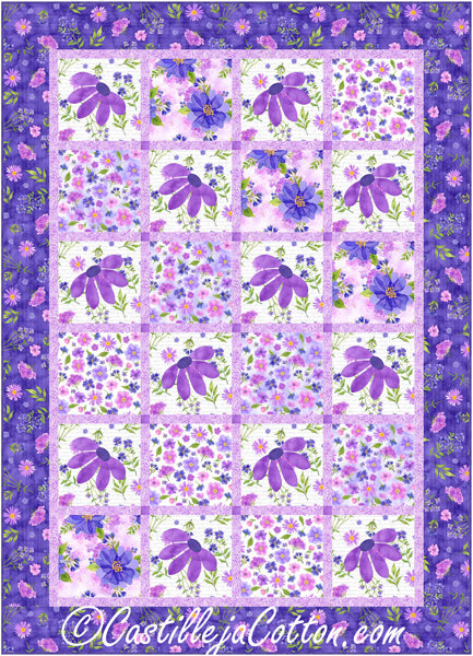 Fresh Flowers Quilt CJC-56861e - Downloadable Pattern