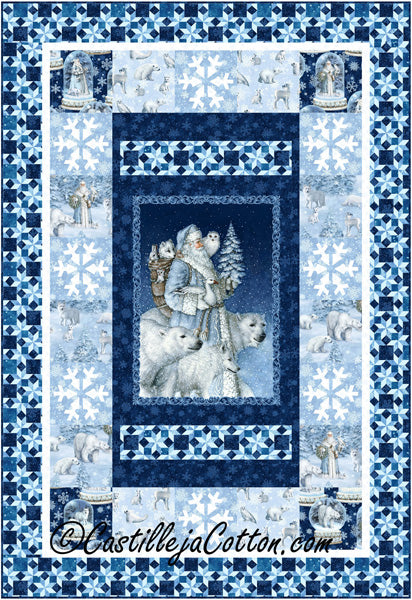 Father Christmas with Animals Quilt Pattern CJC-56911 - Paper Pattern