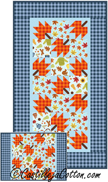 Autumn in the Air Table Runner and Placemat CJC-56990e - Downloadable Pattern