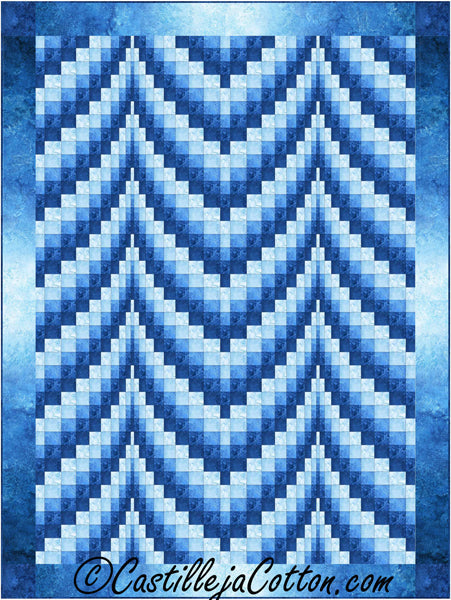 Bargello Ripple Quilt Pattern CJC-57081 - Paper Pattern