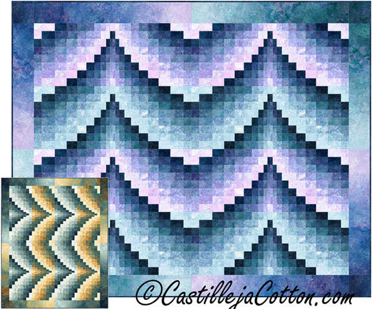 Double Rising Peaks Quilt Pattern CJC-57160 - Paper Pattern