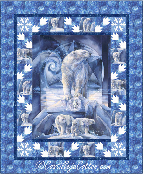 Frosty Polar Bears Quilt Pattern CJC-57221 - Paper Pattern
