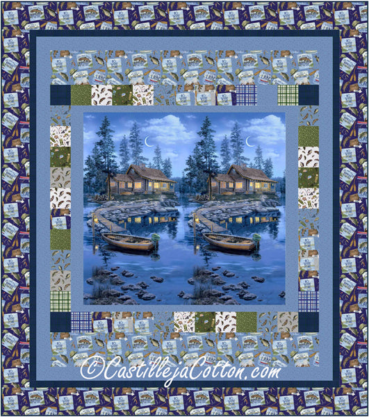 Cabins by the Lakeside Quilt Pattern CJC-57301 - Paper Pattern