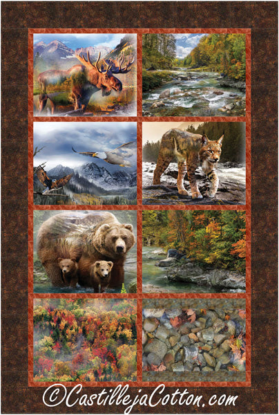 Autumn Scenes Quilt Pattern CJC-57321 - Paper Pattern