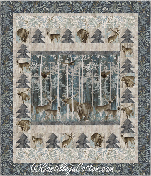 Timbercreek Animals Quilt CJC-57412e - Downloadable Pattern