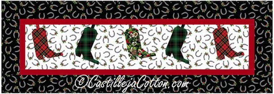Christmas Boots Table Runner CJC-57541e - Downloadable Pattern