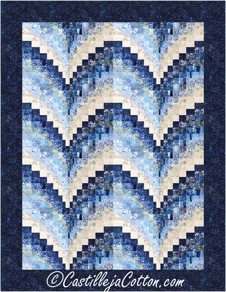 Valleys and Hills Quilt Pattern CJC-57891 - Paper Pattern
