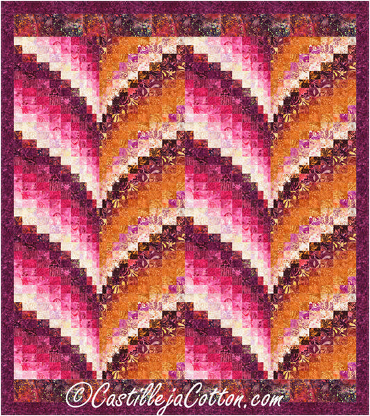 Vineyard Valleys and Hills Quilt Pattern CJC-57901 - Paper Pattern