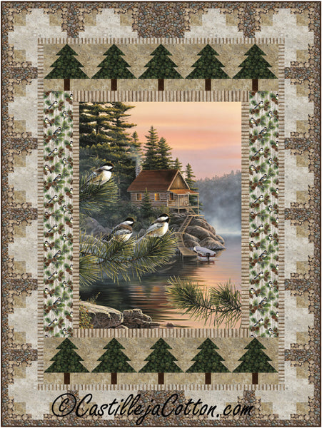 Cabin by the Lake Quilt CJC-57911e - Downloadable Pattern
