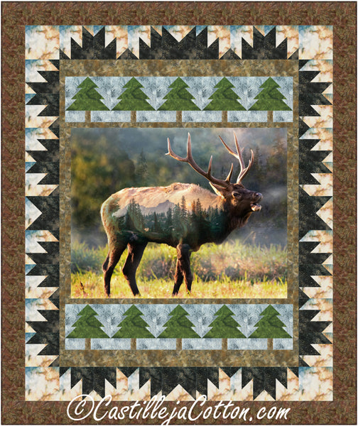 Elk in the Meadow Quilt Pattern CJC-57991 - Paper Pattern