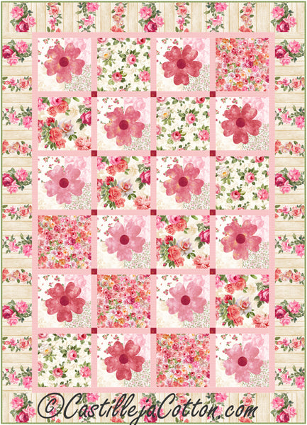 Romance Roses Quilt Pattern CJC-58021 - Paper Pattern
