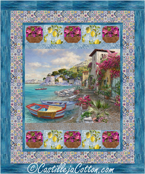 Mediterranean Village Quilt Pattern CJC-58271 - Paper Pattern