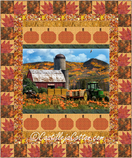 Pumpkin Farm Quilt Pattern CJC-58281 - Paper Pattern
