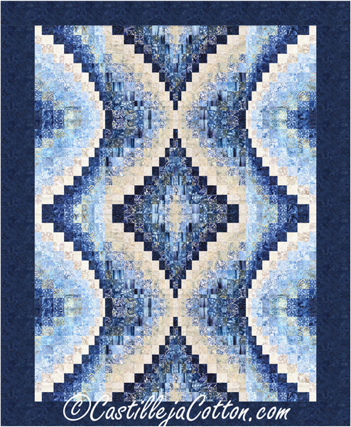 Echoing Jewels Eclipse Quilt Pattern CJC-58491 - Paper Pattern