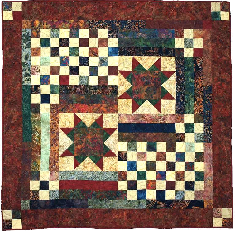 Double Star Quilt Pattern CMQ-111 - Paper Pattern