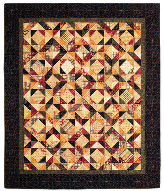 Ring Around the Square Quilt CMQ-131e - Downloadable Pattern