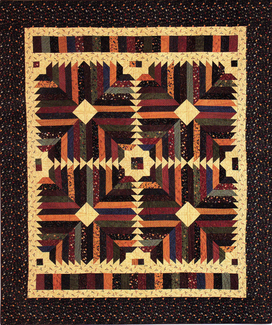 Prairie Flower Quilt CMQ-133e - Downloadable Pattern