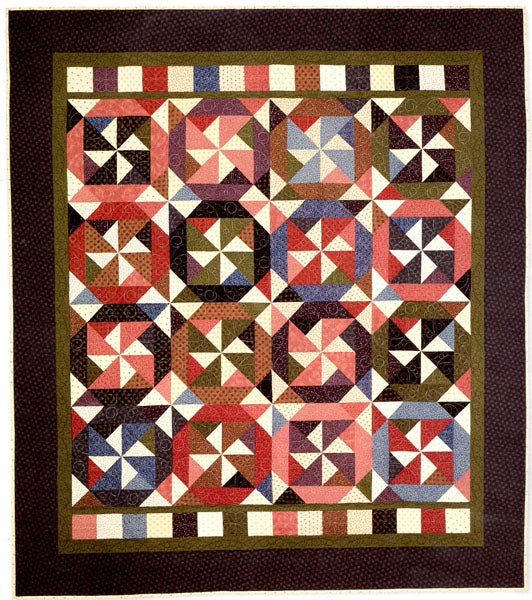 Windmill Garden Quilt Pattern CMQ-145 - Paper Pattern